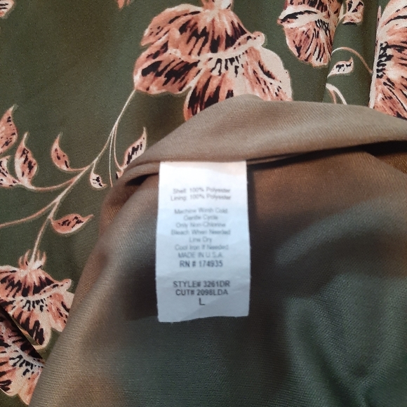 Verse waist tie mini dress - Picture 5 of 6